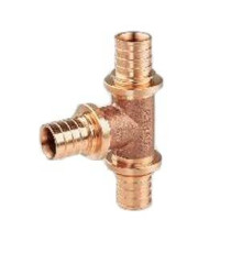 Тройник редукционный REHAU RAUTITAN RX+ бронза 25-16-25 13777311001