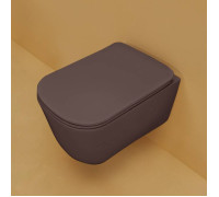 Унитаз подвесной Kerasan Tribeca 55 см безободковый Borgogna matt 511475