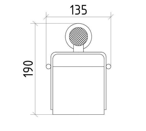 Держатель для туалетной бумаги подвесной Boheme Royal Cristal хром 10921-CR-B