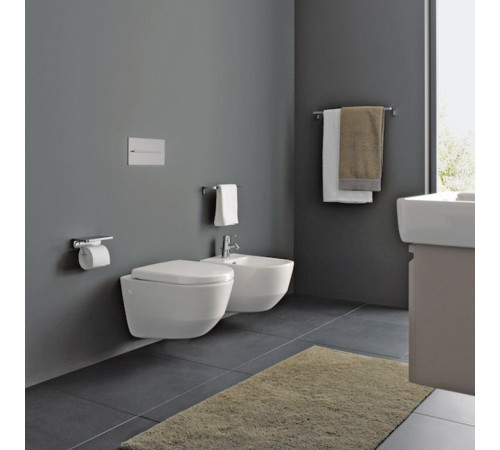 Биде подвесное Laufen Pro 53x36x33.5 см 1 отверстие LCC белый 8.3095.2.400.302.1