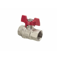 Кран шаровой Oventrop Optibal DN 20 3/4 ВВ PN 16 ручка-бабочка 1076106