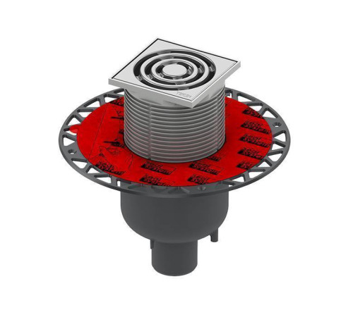 Трап вертикальный TECEdrainpoint S с фланцем Seal System 3601300