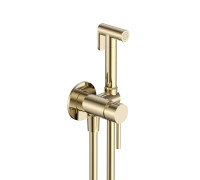 Комплект гигиенического душа AQUAMERIT Siena скрытый монтаж золото шлифованное AQM6217BG