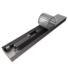 Внутрипольный конвектор КЗТО Бриз В 260x80x1200 мм концевой правый 24 В FCM/БП36 U (5Ал 12) БРВ260801200КП24ВFCM/БП36U5АЛ12