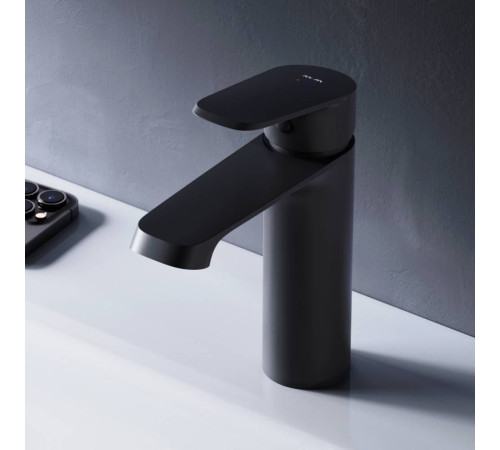 Смеситель для раковины AM.PM Func черный матовый F8F02122