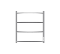 Полотенцесушитель электрический Primoclima Stella E Inox 600x500 мм 4 PCStellaEInox60504