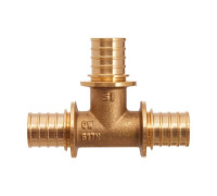 Тройник аксиальный латунный Smart Install 25x3.5 мм 52173S