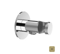 Шланговое подсоединение с держателем Almar E095037.HB латунь брашированная PVD