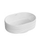Раковина накладная Kerama Marazzi ArtBasin Sabbia 50.5x36.6 см без отверстия белый глянец SA.wb.50/WHT