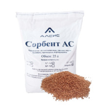 Сорбент АЛСИС АС фракция 0.7-1.4 мм 25 л 14 кг АС(фр.0,7-1,4мм)25л