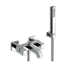 Смеситель для ванны с душем Cristal QD 100 51 двухвентильный хром QD10051