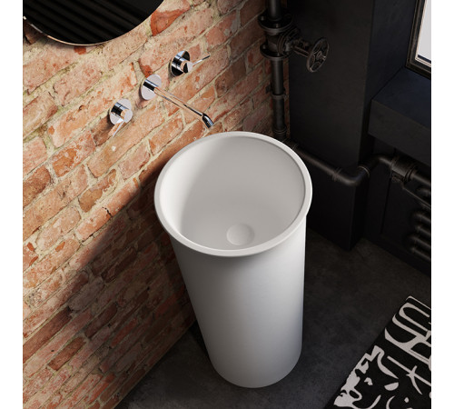 Раковина Kerasan The New Yorker 40х89 см свободностоящая слив в стену белый 564501