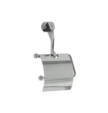 Держатель туалетной бумаги Kerasan подвесной с крышкой хром 742190