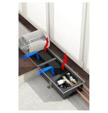 Внутрипольный конвектор Varmann Ntherm 230x90x3000 мм с решеткой N 230.90.3000 RR U EV1