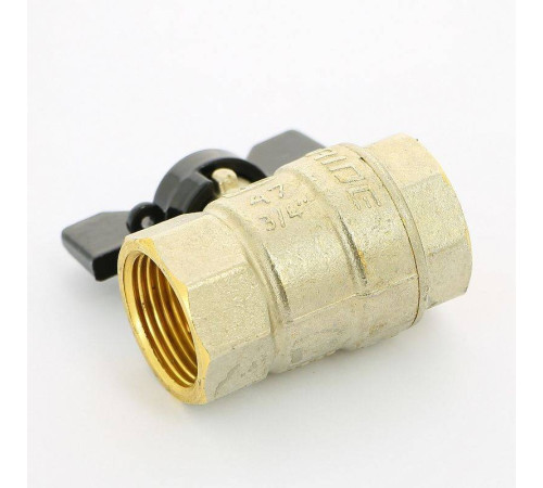 Кран шаровой LD Pride 47.300.20 полнопроходной 3/4 ВР/ВР бабочка 47.300.20