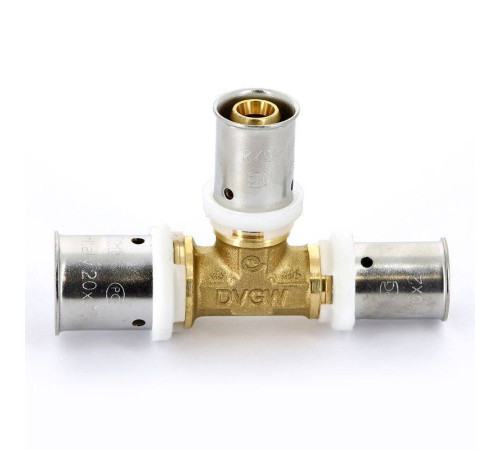 Тройник пресс Uni-Fitt 20x16x16 мм 706G7660