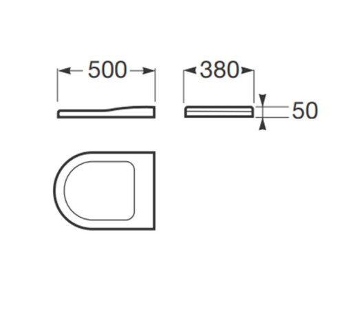 Сиденье для унитаза Armani/Roca Baia микролифт off-white 7.801C.3.291.B