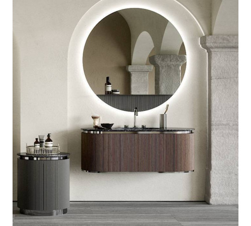 Комплект мебели для ванной Oasis Naos Композиция №4 126x56x45 см подвесной Nero Marquinia 0TCUMR5701/0VSCSTT00000001/0HYDK20001/0ARKI1A003/0NAOB9A004/0CMPJ50002/0NAOB9A003/0NAOA4A006/0CMPKIT000