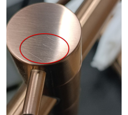 Душевая система со смесителем и изливом AQUAMET AQM8011BC медь шлифованная AQM8011BC