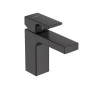 Смеситель для раковины hansgrohe Vernis Shape 100 без сливного гарнитура черный матовый 71569670