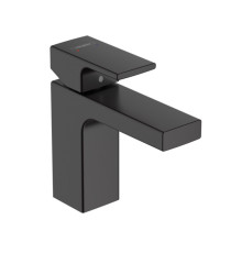 Смеситель для раковины hansgrohe Vernis Shape 100 без сливного гарнитура черный матовый 71569670