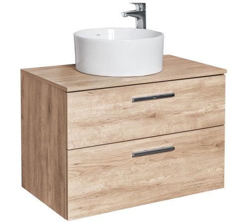 Тумба под умывальник подвесная Roca Victoria 785x453x515 мм 2 ящика Орех A857470517