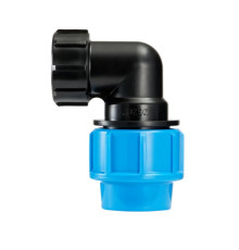 Угольник компрессионный для труб ПНД Джилекс ПРО 32х1 НР 509132