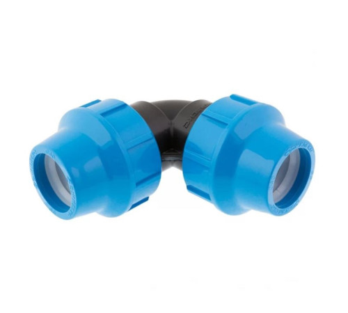 Угольник компрессионный Unidelta для труб ПНД 40х40 мм 509131