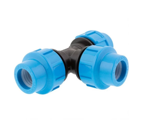 Тройник компрессионный Джилекс 25х25х25 мм для труб ПНД 507745