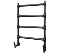 Полотенцесушитель водяной Nicolazzi El Capitan 55(70)x80.3 см черный матовый 5528CLNEM69