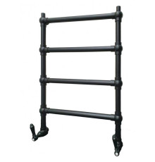 Полотенцесушитель водяной Nicolazzi El Capitan 55(70)x80.3 см черный матовый 5528CLNEM69