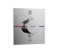 Термостат Hansgrohe ShowerSelect Comfort E для 2 потребителей скрытый монтаж хром 15572000