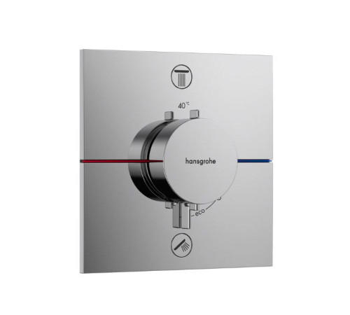 Термостат Hansgrohe ShowerSelect Comfort E для 2 потребителей скрытый монтаж хром 15572000