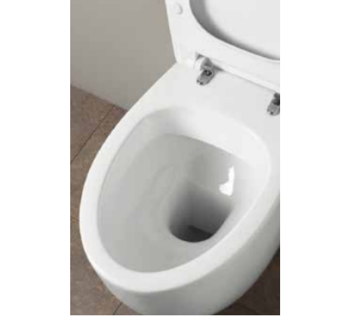 Унитаз подвесной Simas Bormio безободковый 52x35 см белый F85/BR18bi