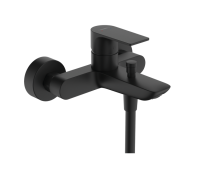 Смеситель для ванны и душа Hansgrohe Rebris E однорычажный черный матовый 72450670