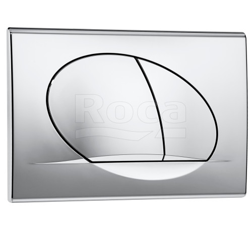 Панель смыва Roca Active 42B 2 режима 255х170х18 мм хром глянцевый 8901140B1
