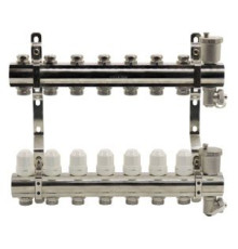 Блок коллекторный Kromwell EUROS 1 с термостатическими вставками и воздухоотводчиками 7 выходов 3/4 EK EU.ST6079750