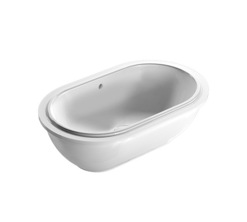 Раковина Globo Forty3 60х37х20 см без отверстия белый матовый SC043.BO