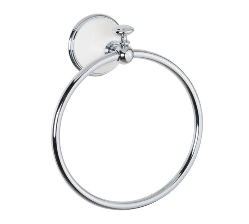 Полотенцедержатель-кольцо Tivoli Harmony белый/хром TWHA015bi/cr