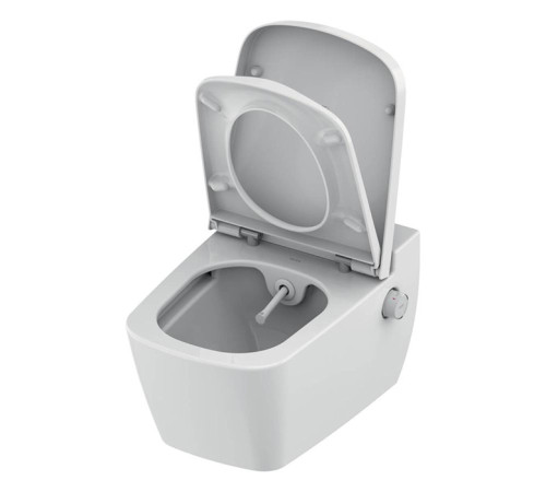 Унитаз-биде подвесной TECE TECEone 54х35 см безободковый смыв Tornado с сиденьем 9700216