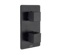 Наружная часть термостата Bossini Cube/Gillo черный матовый Z00061.073_УЦ