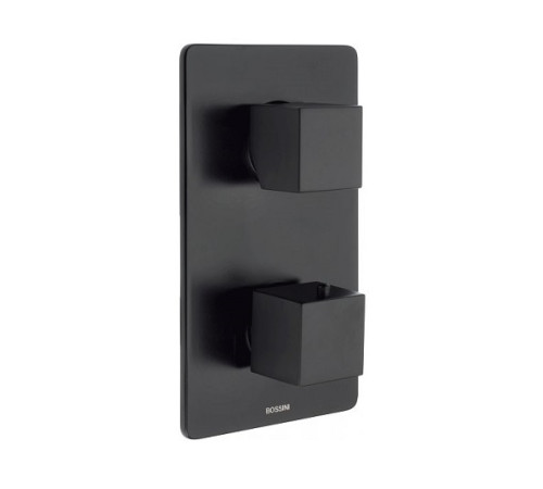 Наружная часть термостата Bossini Cube/Gillo черный матовый Z00061.073_УЦ