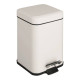 Ведро для мусора Colombo Design BlackWhite 3 л с педалью белый матовый B9210.BM