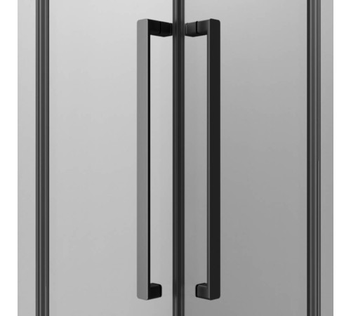 Душевое ограждение AM.PM Func 120x90 см профиль черный стекло прозрачное W84G-403-12090-BT