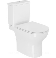 Унитаз-компакт Villeroy & Boch Memento 2.0 напольный безободковый Vortex с сиденьем Soft-close 9889B003-7200