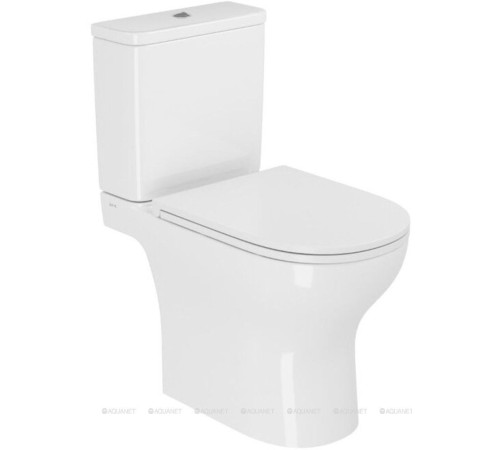 Унитаз-компакт Villeroy & Boch Memento 2.0 напольный безободковый Vortex с сиденьем Soft-close 9889B003-7200