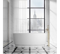 Ванна отдельностоящая Devon&Devon Dove 170.5х64.7х84.6 см White tec plus белая DOVE