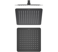 Верхний душ Aquanet AQ2072MB квадратный 250х250х2 мм матовый черный AQ2072MB