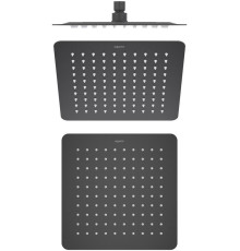 Верхний душ Aquanet AQ2072MB квадратный 250х250х2 мм матовый черный AQ2072MB