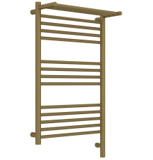 Полотенцесушитель электрический Сунержа Богема 3.1 с 1 полкой 50х80 см правый золото матовое 032-6007-8050